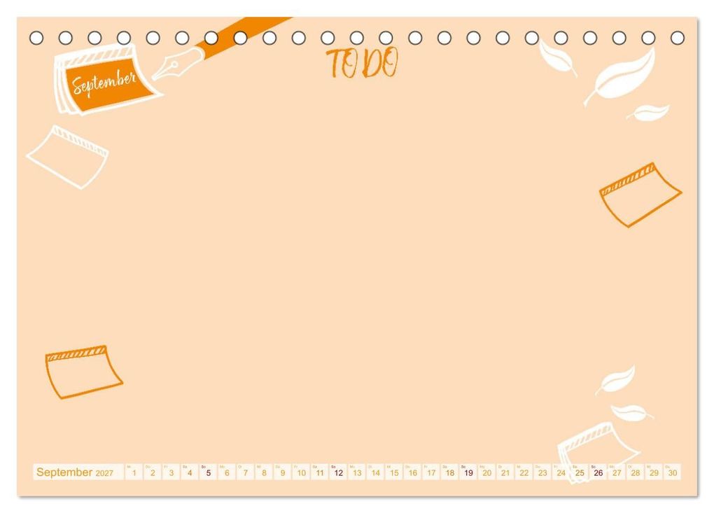 Weitere Ansicht: 12 x Zettelwirtschaft - Bastelkalender (Tischkalender 2027 DIN A5 quer), CALVENDO Monatskalender | ROTH-Design, Calvendo