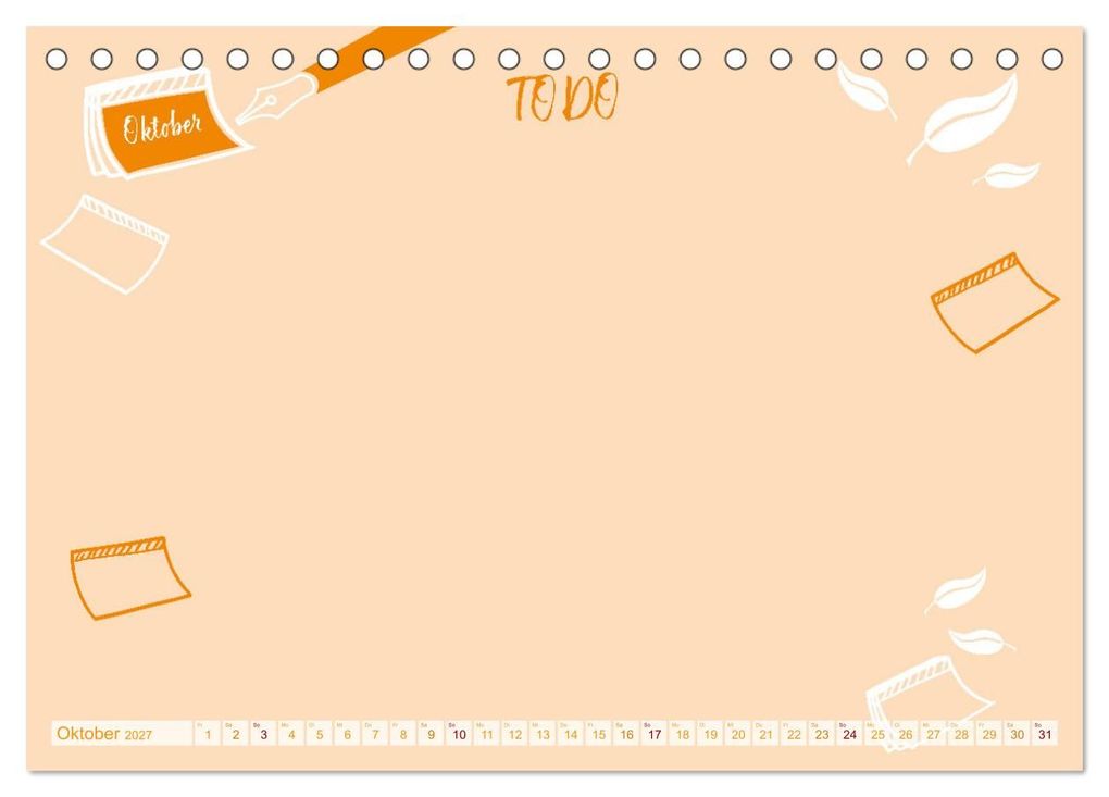 Weitere Ansicht: 12 x Zettelwirtschaft - Bastelkalender (Tischkalender 2027 DIN A5 quer), CALVENDO Monatskalender | ROTH-Design, Calvendo