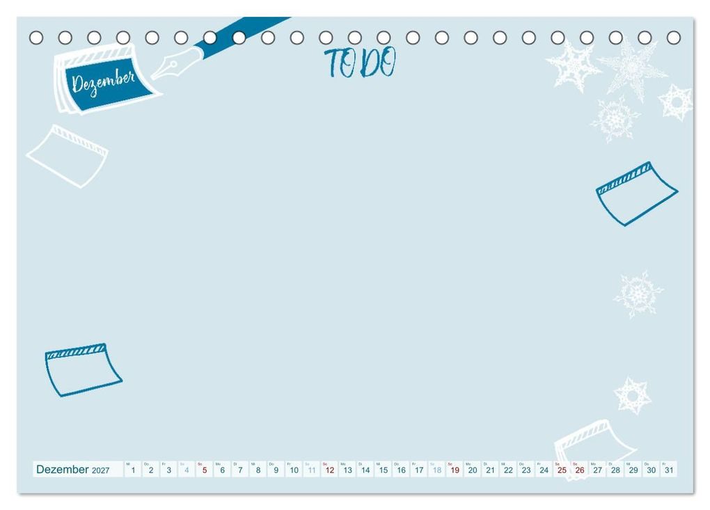 Weitere Ansicht: 12 x Zettelwirtschaft - Bastelkalender (Tischkalender 2027 DIN A5 quer), CALVENDO Monatskalender | ROTH-Design, Calvendo