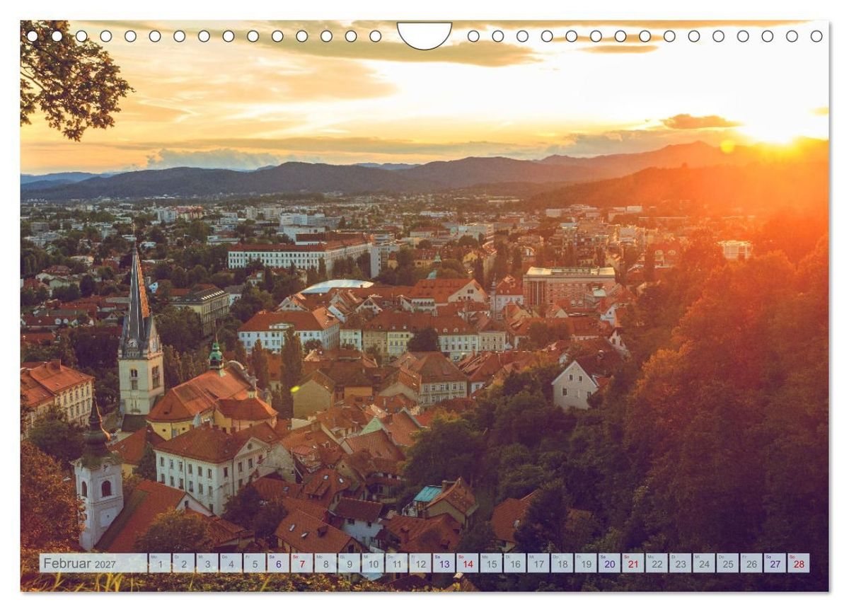 Weitere Ansicht: Ljubljana - Sloweniens wunderschöne Hauptstadt (Wandkalender 2027 DIN A4 quer), CALVENDO Monatskalender | drachenkind-fotografie, Calvendo