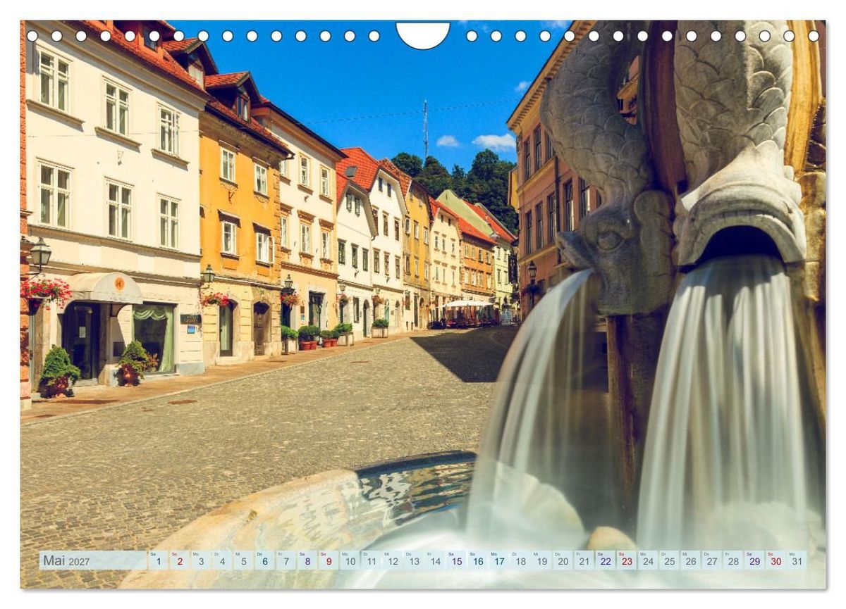 Weitere Ansicht: Ljubljana - Sloweniens wunderschöne Hauptstadt (Wandkalender 2027 DIN A4 quer), CALVENDO Monatskalender | drachenkind-fotografie, Calvendo