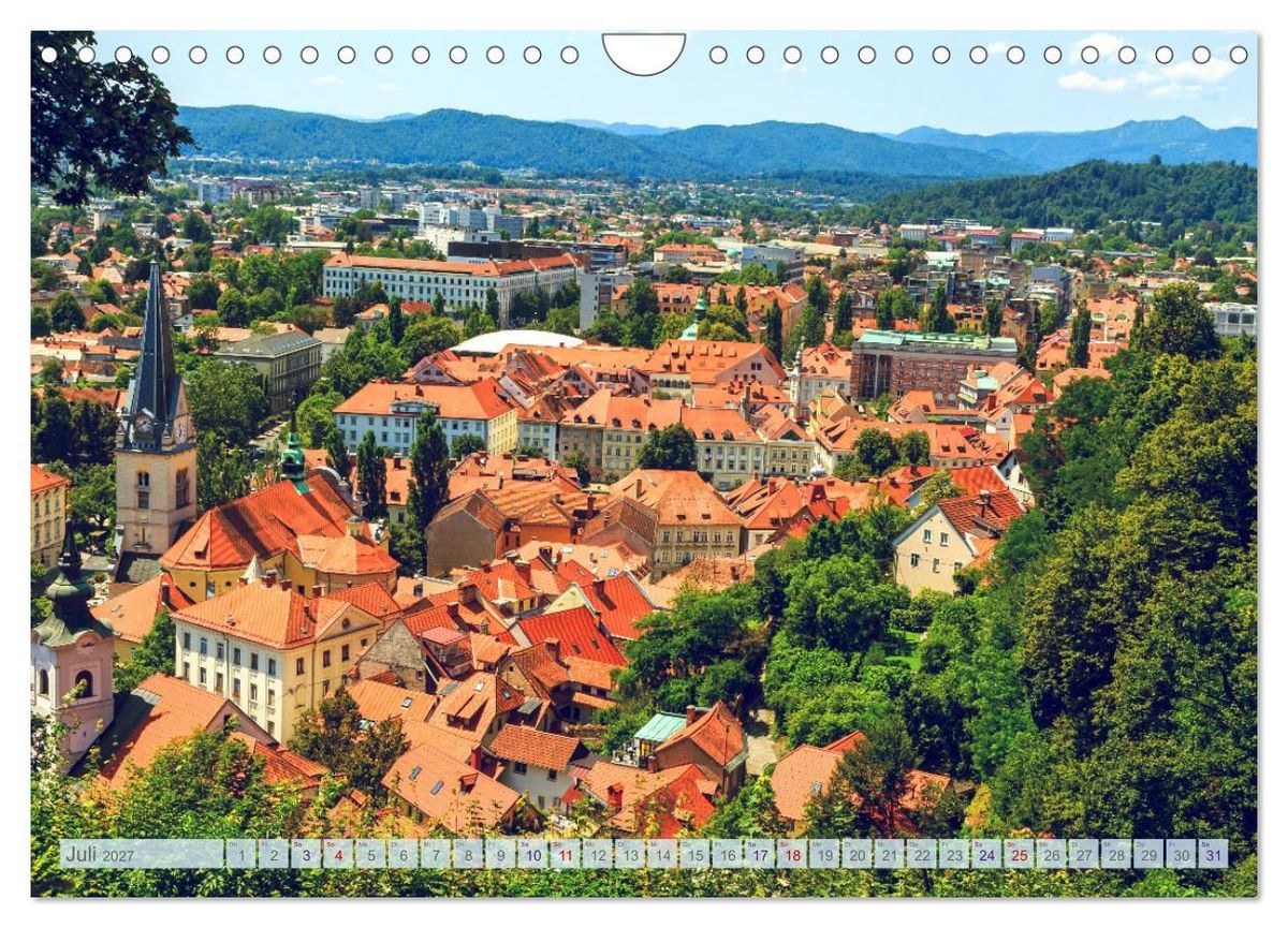Weitere Ansicht: Ljubljana - Sloweniens wunderschöne Hauptstadt (Wandkalender 2027 DIN A4 quer), CALVENDO Monatskalender | drachenkind-fotografie, Calvendo