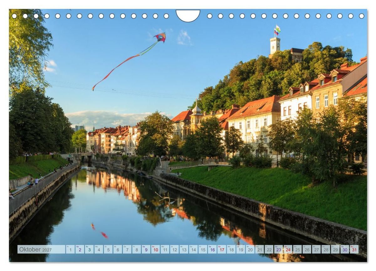 Weitere Ansicht: Ljubljana - Sloweniens wunderschöne Hauptstadt (Wandkalender 2027 DIN A4 quer), CALVENDO Monatskalender | drachenkind-fotografie, Calvendo
