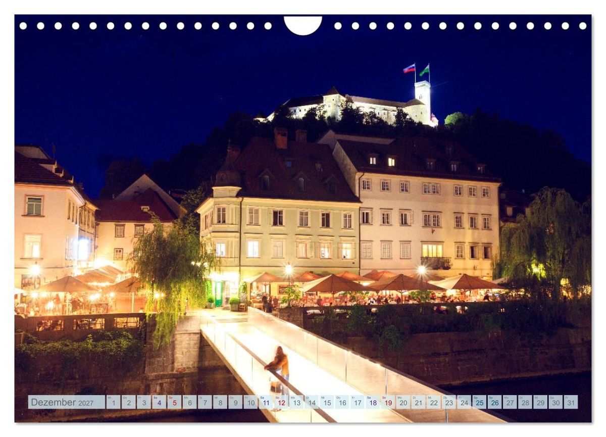 Weitere Ansicht: Ljubljana - Sloweniens wunderschöne Hauptstadt (Wandkalender 2027 DIN A4 quer), CALVENDO Monatskalender | drachenkind-fotografie, Calvendo