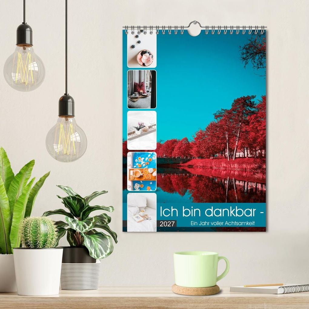 Weitere Ansicht: Ich bin dankbar - ein Jahr voller Achtsamkeit (Wandkalender 2027 DIN A4 hoch), CALVENDO Monatskalender | MD-Publishing, Calvendo
