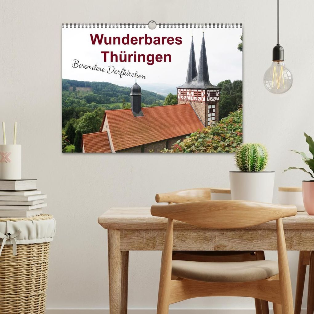 Weitere Ansicht: Wunderbares Thüringen - besondere Dorfkirchen (Wandkalender 2027 DIN A3 quer), CALVENDO Monatskalender | Flori0, Calvendo