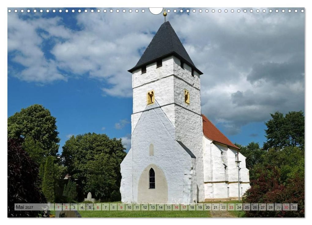 Weitere Ansicht: Wunderbares Thüringen - besondere Dorfkirchen (Wandkalender 2027 DIN A3 quer), CALVENDO Monatskalender | Flori0, Calvendo