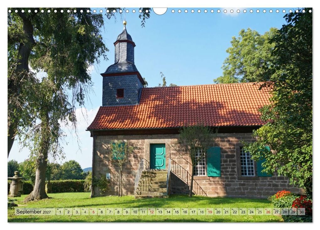 Weitere Ansicht: Wunderbares Thüringen - besondere Dorfkirchen (Wandkalender 2027 DIN A3 quer), CALVENDO Monatskalender | Flori0, Calvendo