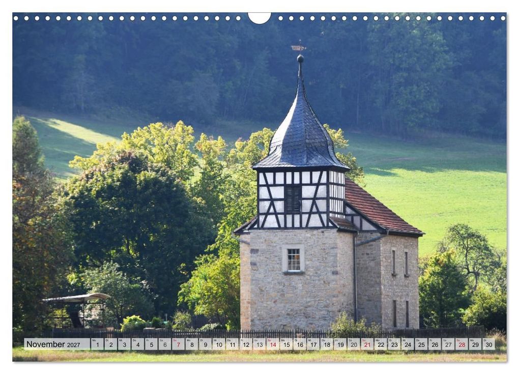 Weitere Ansicht: Wunderbares Thüringen - besondere Dorfkirchen (Wandkalender 2027 DIN A3 quer), CALVENDO Monatskalender | Flori0, Calvendo