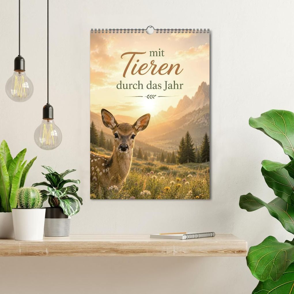 Weitere Ansicht: Mit Tieren durch das Jahr (Wandkalender 2027 DIN A3 hoch), CALVENDO Monatskalender | Johann Pavelka, Calvendo