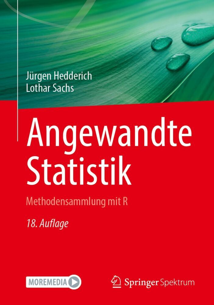 Produktbild: Angewandte Statistik | Jürgen Hedderich, Lothar Sachs