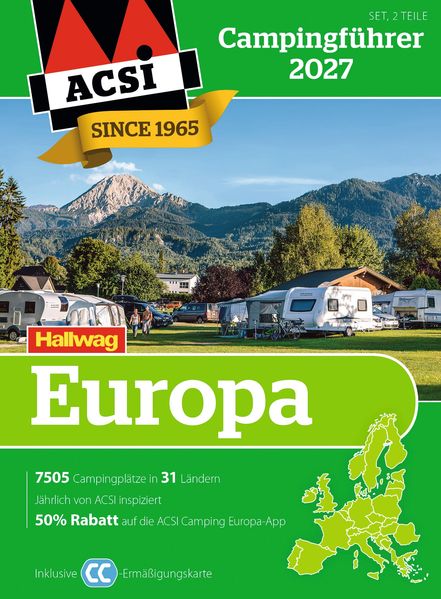 Produktbild: ACSI Campingführer Europa 2027