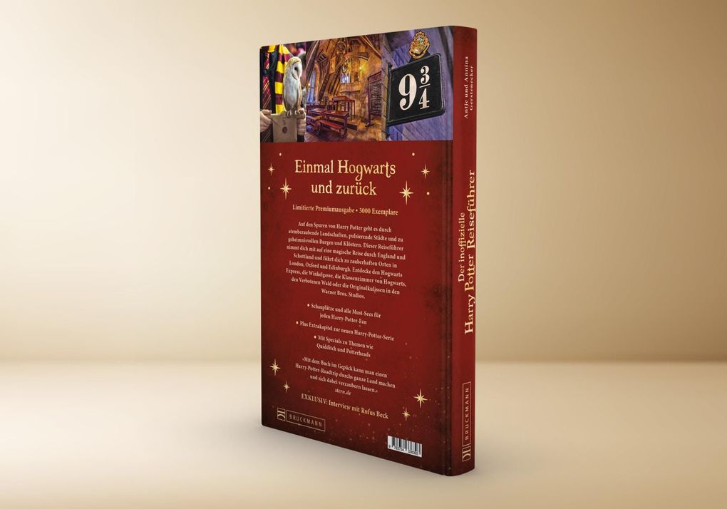 Weitere Ansicht: Premiumausgabe: Der inoffizielle Harry Potter Reiseführer | Antje Gerstenecker, Annina Gerstenecker
