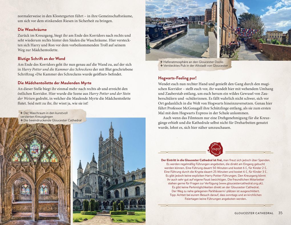 Weitere Ansicht: Premiumausgabe: Der inoffizielle Harry Potter Reiseführer | Antje Gerstenecker, Annina Gerstenecker