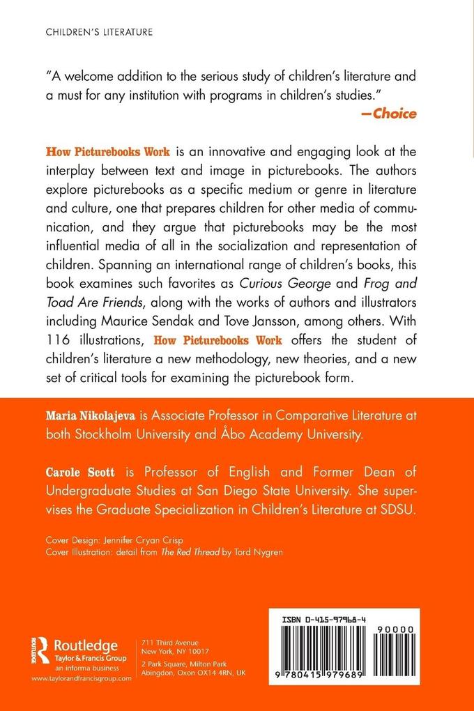 Weitere Ansicht: How Picturebooks Work | Maria Nikolajeva, Carole Scott