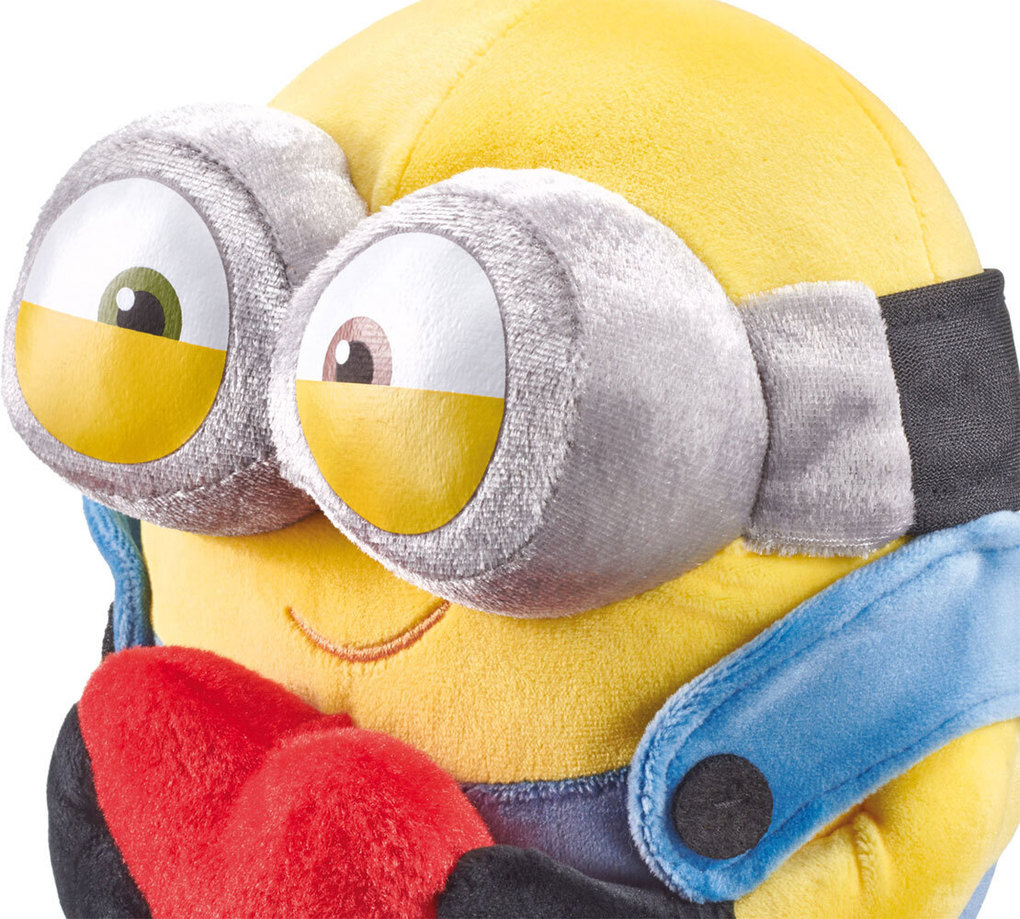 Weitere Ansicht: Minions, Bob mit Herz, 22 cm