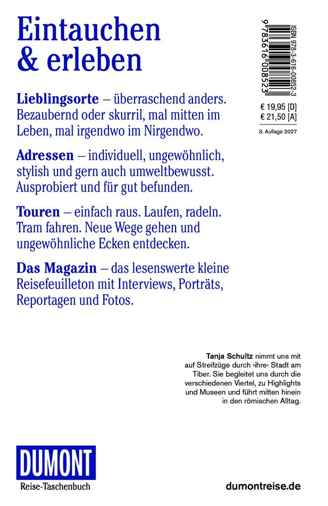 Weitere Ansicht: DUMONT Reise-Taschenbuch Reiseführer Rom | Tanja Schultz