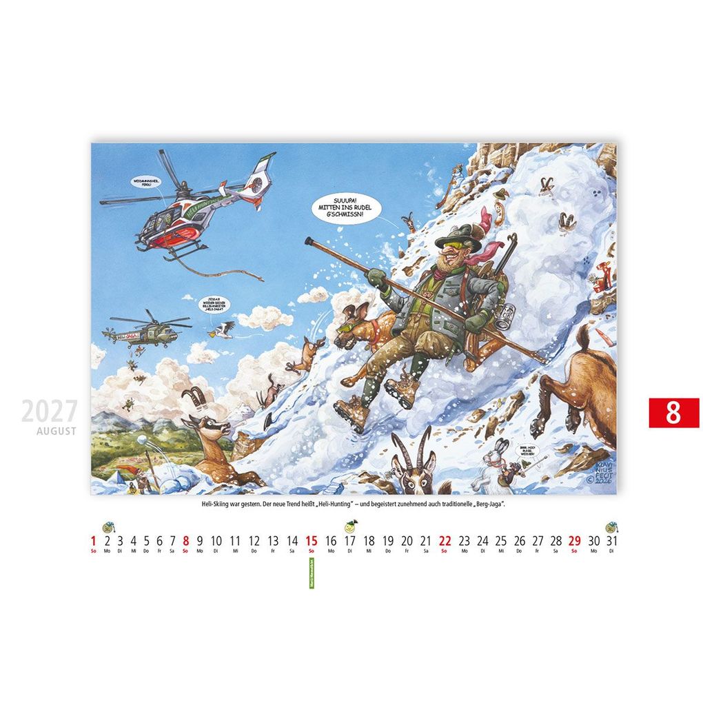 Weitere Ansicht: DJZ Edition: Haralds Klavinius Jagdkalender 2027