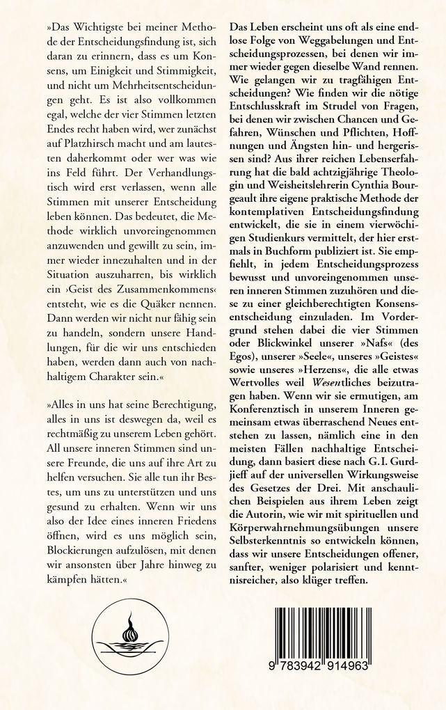 Weitere Ansicht: Unsere vier inneren Stimmen | Bourgeault Cynthia