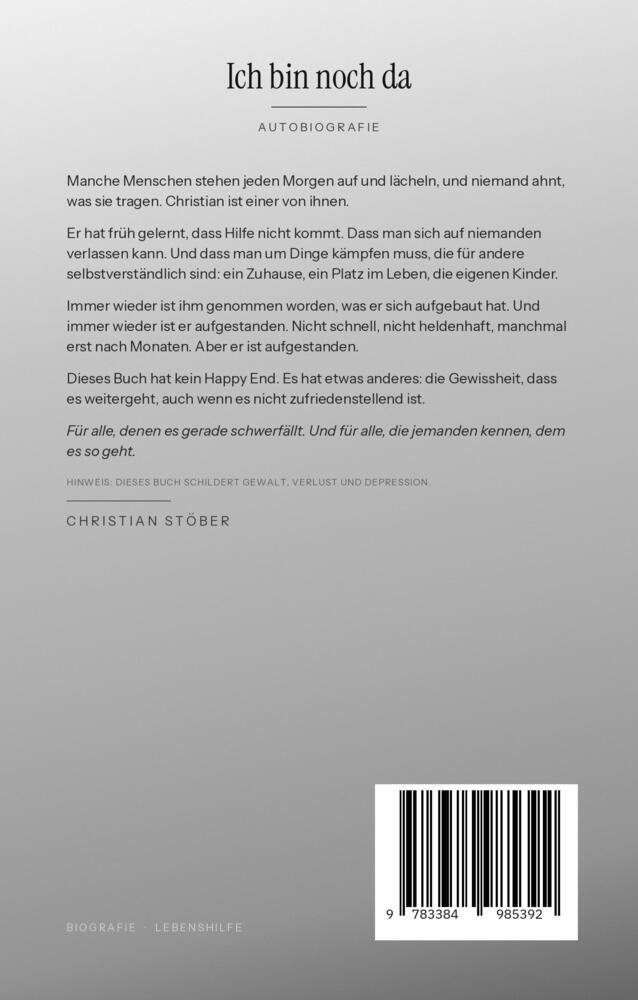 Weitere Ansicht: Ich bin noch da | Christian Stoeber