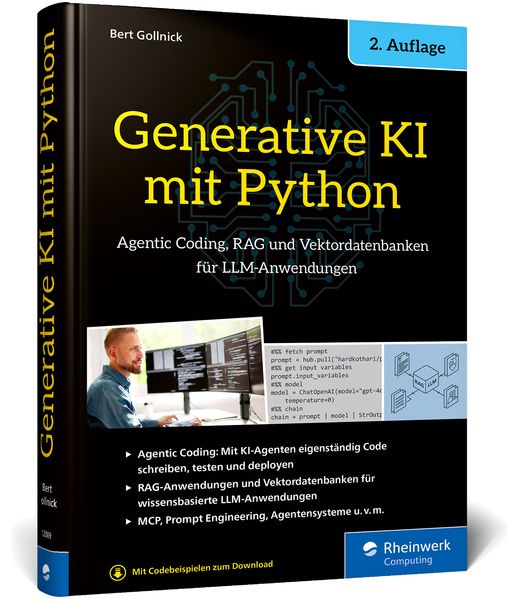 Produktbild: Generative KI mit Python | Bert Gollnick