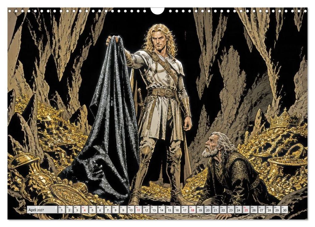 Weitere Ansicht: Die Nibelungen: Glanz und Verderben (Wandkalender 2027 DIN A3 quer), CALVENDO Monatskalender | Werner Braun