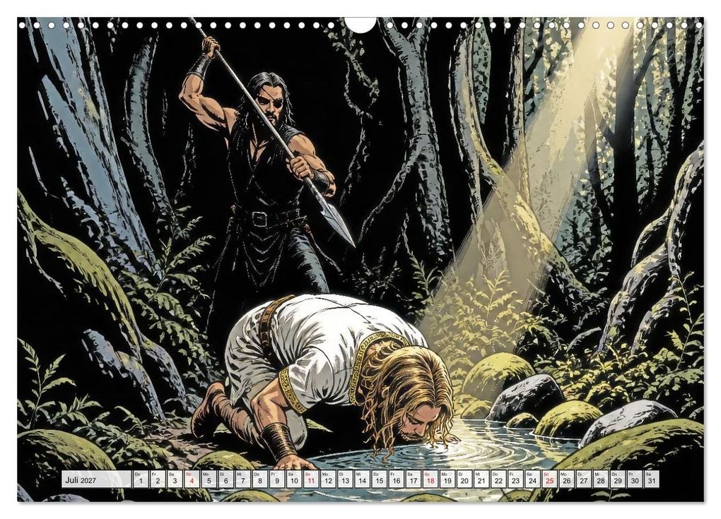 Weitere Ansicht: Die Nibelungen: Glanz und Verderben (Wandkalender 2027 DIN A3 quer), CALVENDO Monatskalender | Werner Braun
