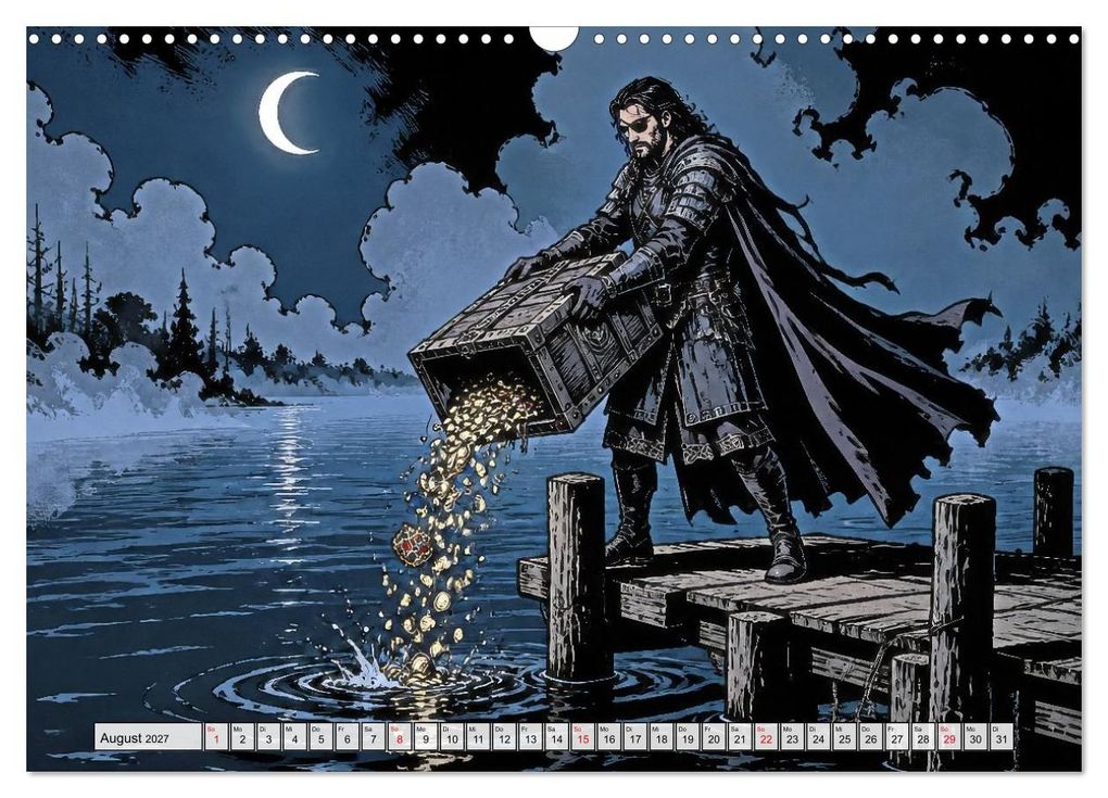 Weitere Ansicht: Die Nibelungen: Glanz und Verderben (Wandkalender 2027 DIN A3 quer), CALVENDO Monatskalender | Werner Braun