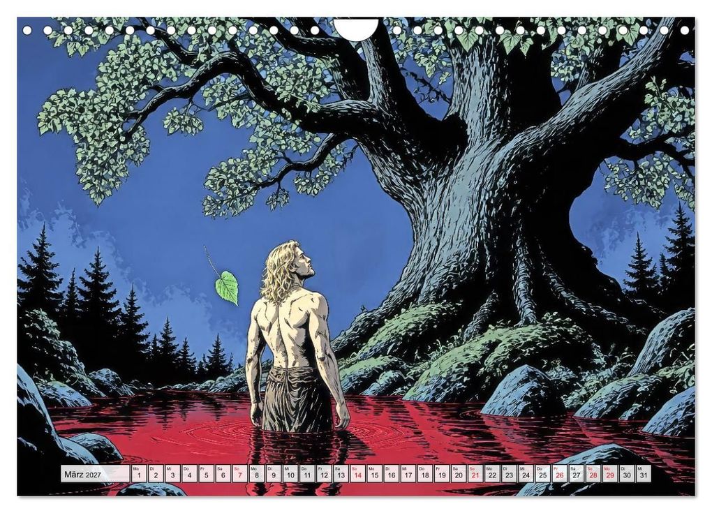 Weitere Ansicht: Die Nibelungen: Glanz und Verderben (Wandkalender 2027 DIN A4 quer), CALVENDO Monatskalender | Werner Braun