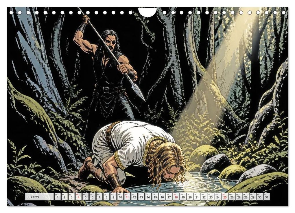 Weitere Ansicht: Die Nibelungen: Glanz und Verderben (Wandkalender 2027 DIN A4 quer), CALVENDO Monatskalender | Werner Braun
