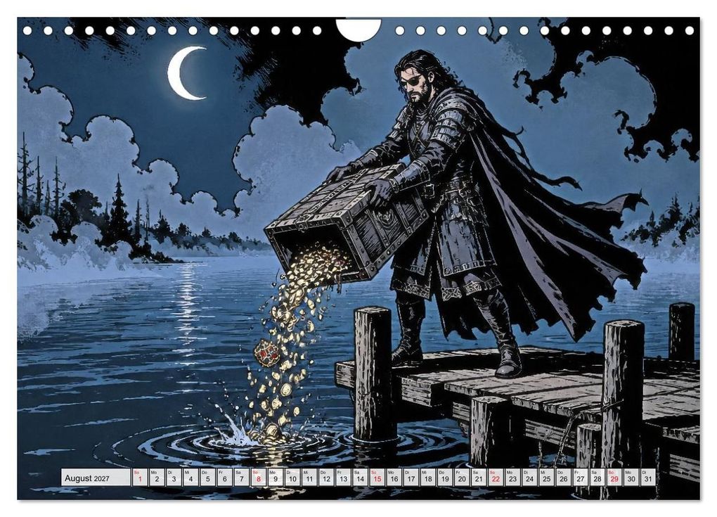 Weitere Ansicht: Die Nibelungen: Glanz und Verderben (Wandkalender 2027 DIN A4 quer), CALVENDO Monatskalender | Werner Braun