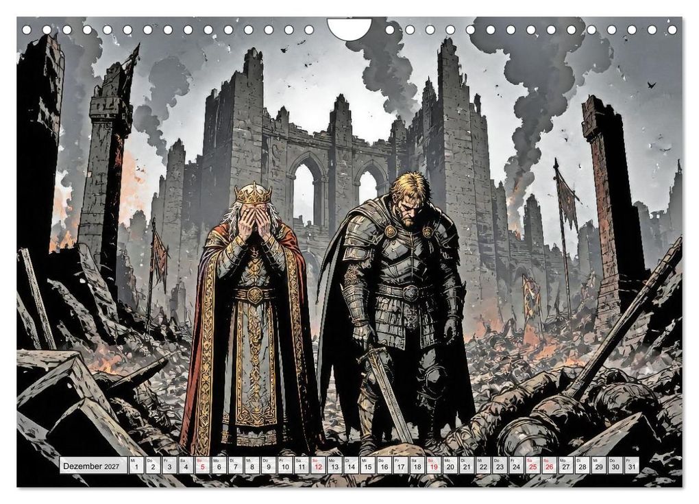 Weitere Ansicht: Die Nibelungen: Glanz und Verderben (Wandkalender 2027 DIN A4 quer), CALVENDO Monatskalender | Werner Braun
