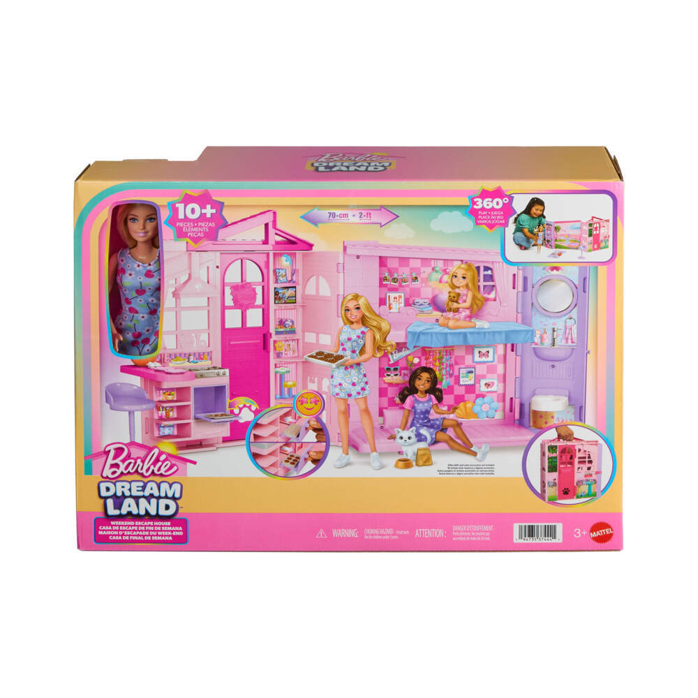 Weitere Ansicht: Barbie Weekend House mit Puppe .JMD28