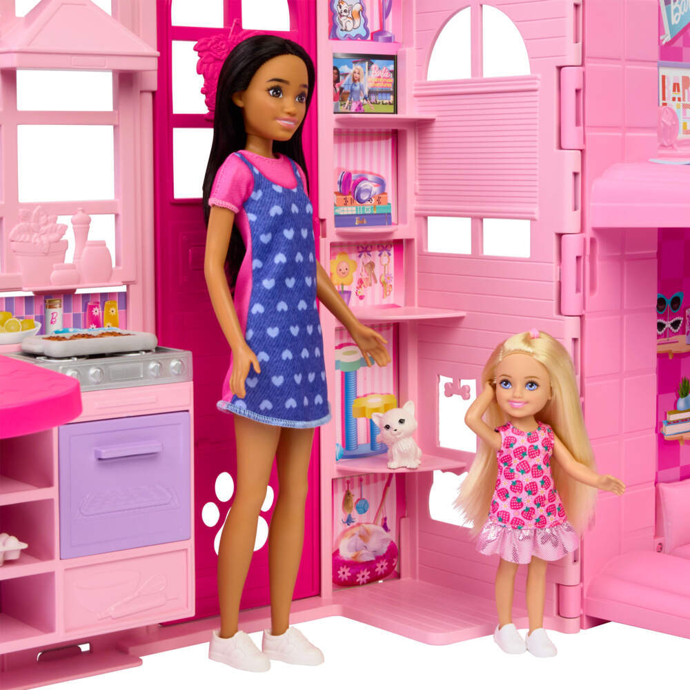 Weitere Ansicht: Barbie Weekend House mit Puppe .JMD28