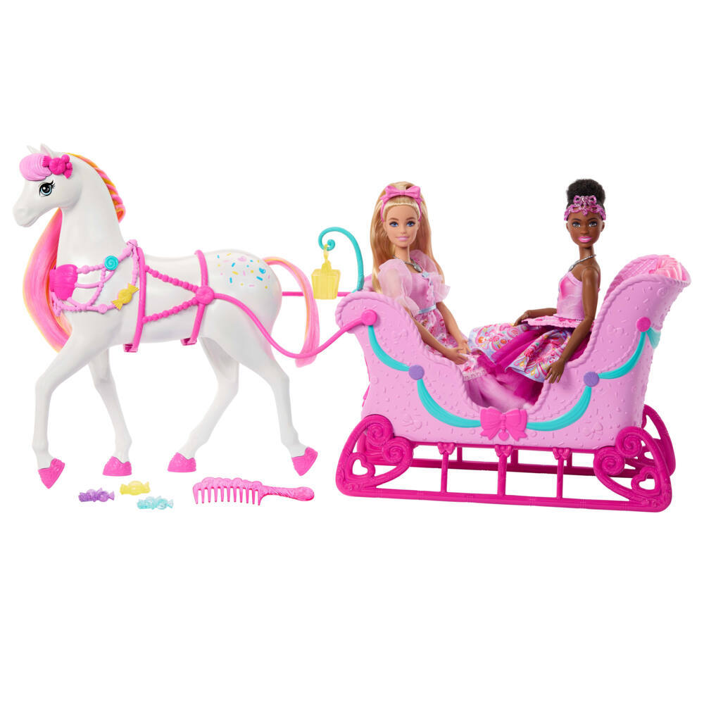 Weitere Ansicht: Barbie Pferd & Schlitten.JNH63