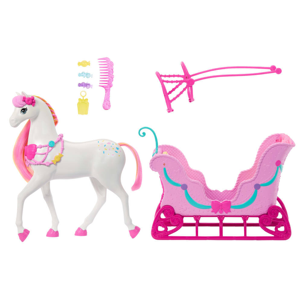 Weitere Ansicht: Barbie Pferd & Schlitten.JNH63