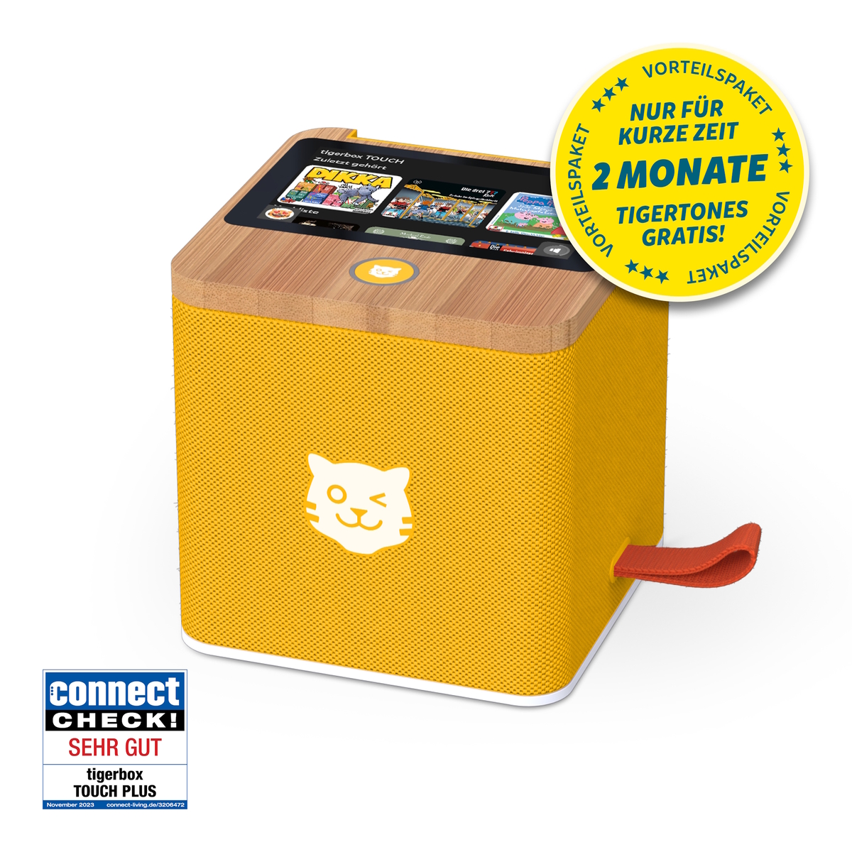 Weitere Ansicht: Tigerbox TOUCH PLUS (gelb) - Vorteilspaket