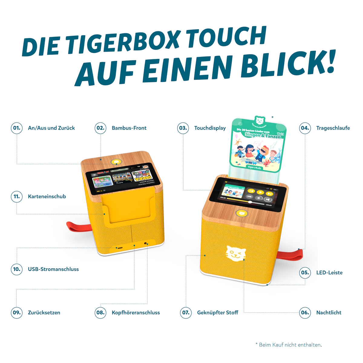 Weitere Ansicht: Tigerbox TOUCH PLUS (gelb) - Vorteilspaket