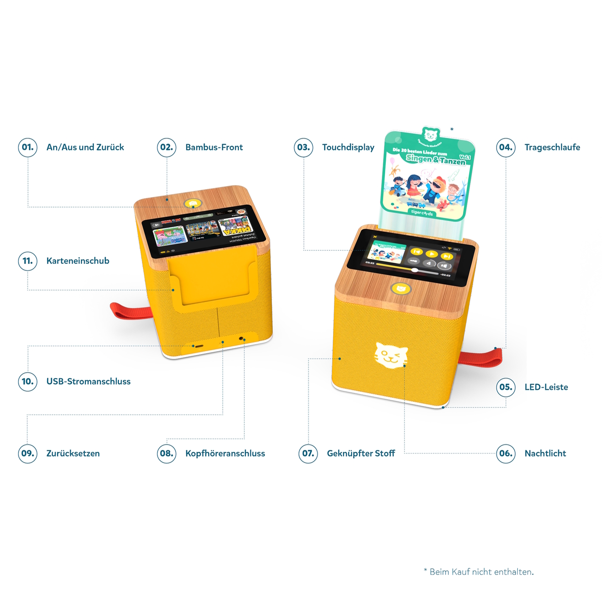 Weitere Ansicht: Tigerbox TOUCH PLUS (gelb) - Vorteilspaket