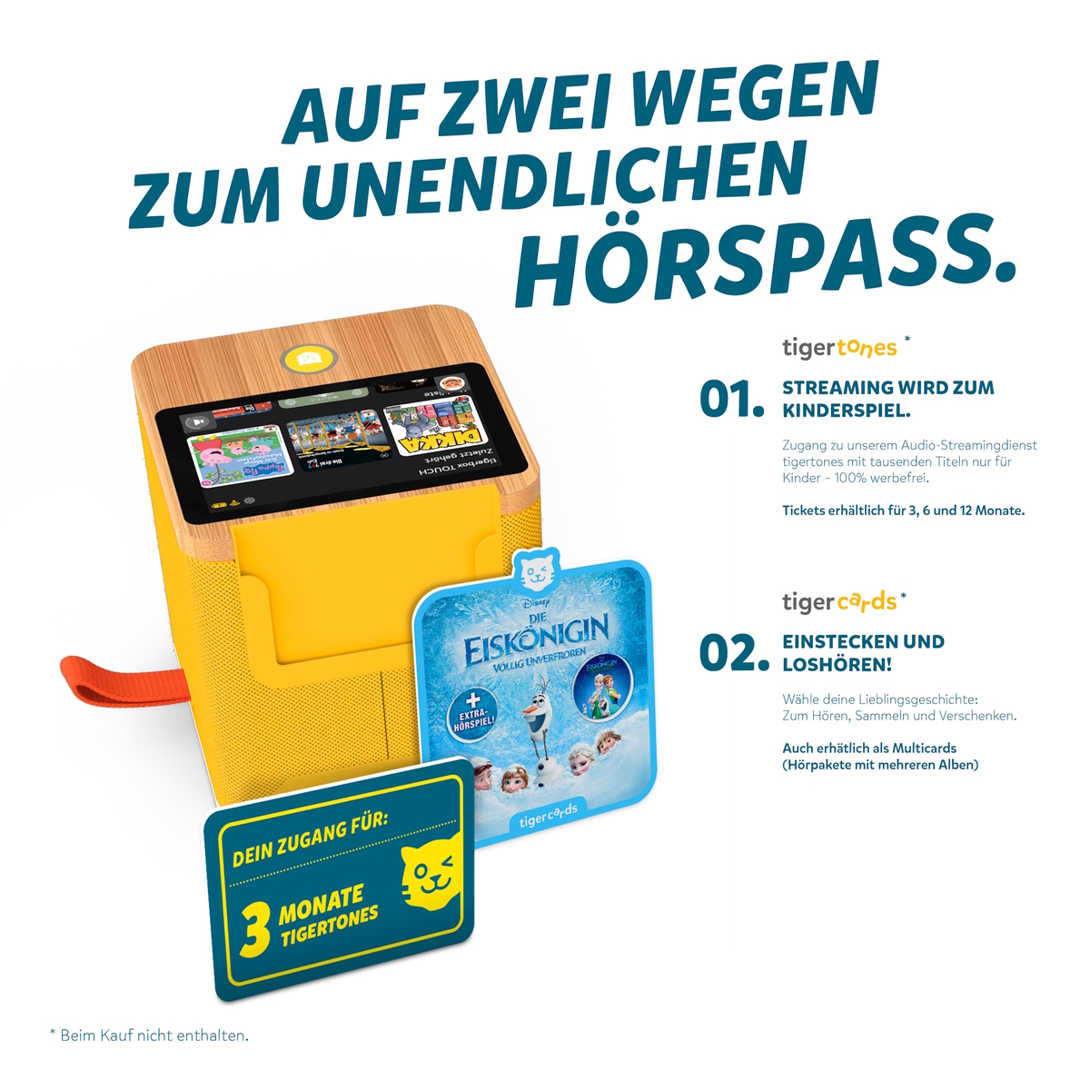 Weitere Ansicht: Tigerbox TOUCH PLUS (gelb) - Vorteilspaket