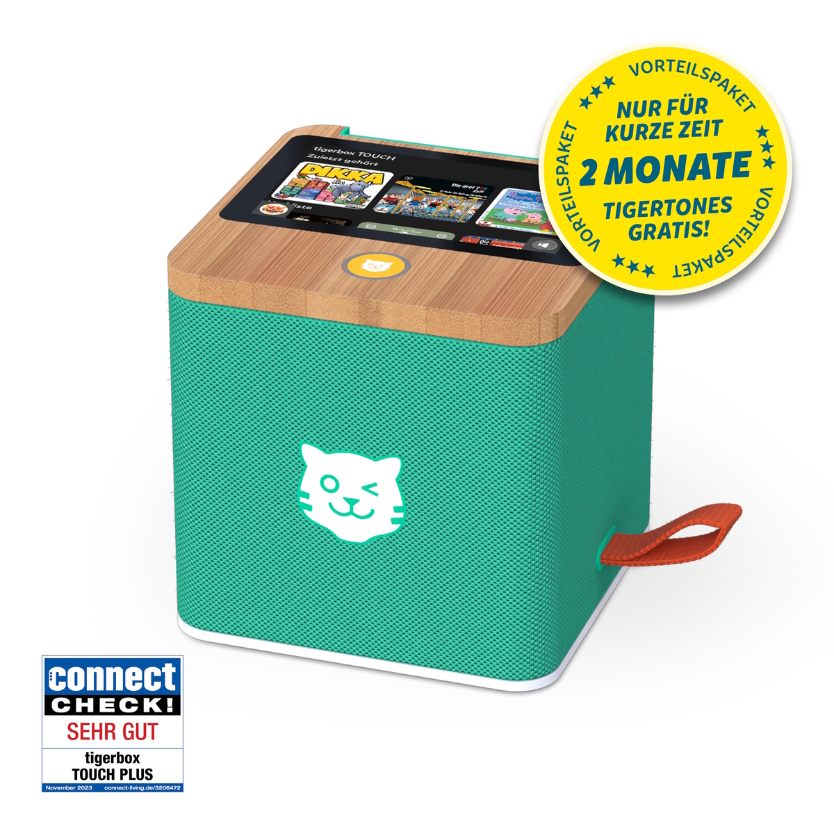 Weitere Ansicht: Tigerbox TOUCH PLUS (grün) - Vorteilspaket