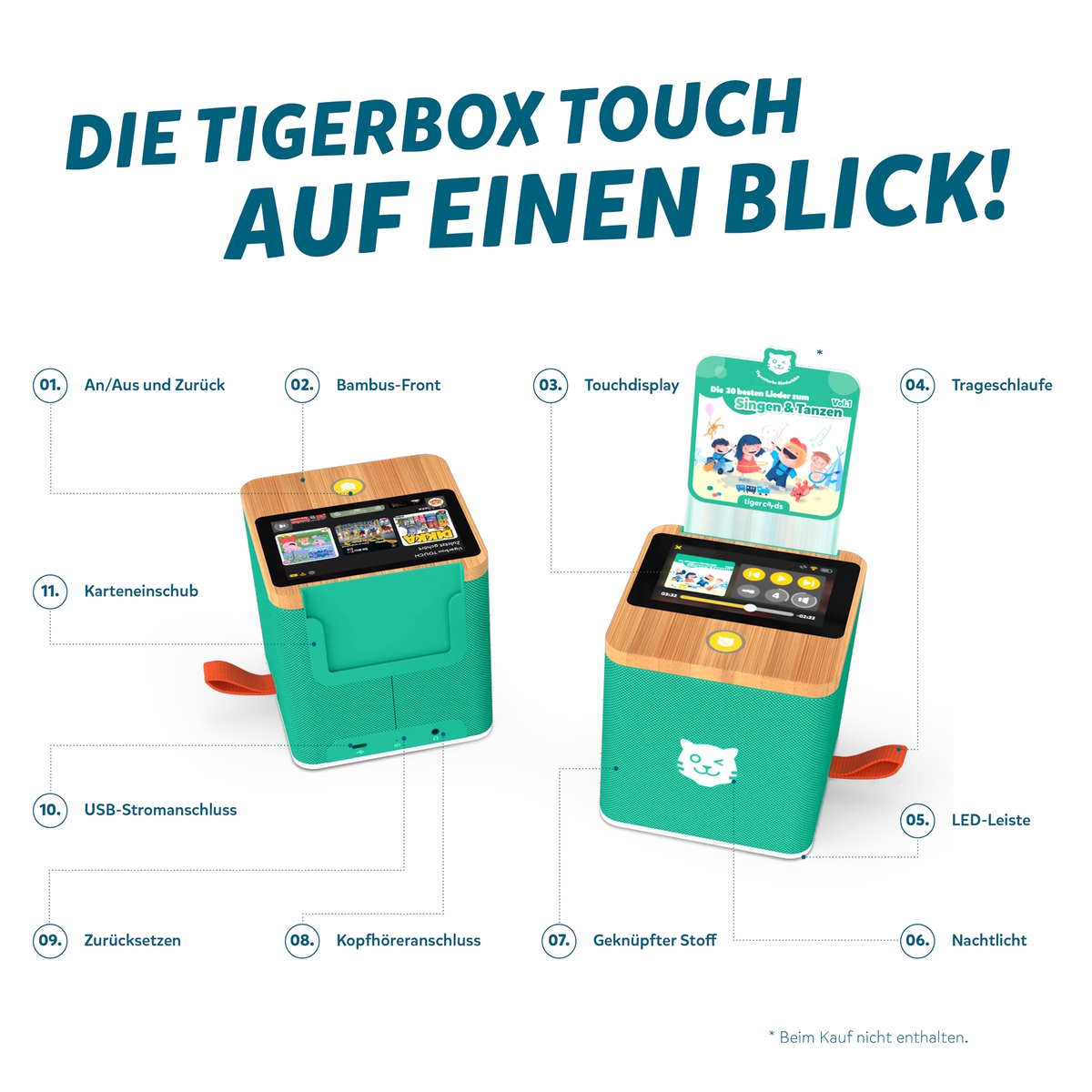 Weitere Ansicht: Tigerbox TOUCH PLUS (grün) - Vorteilspaket