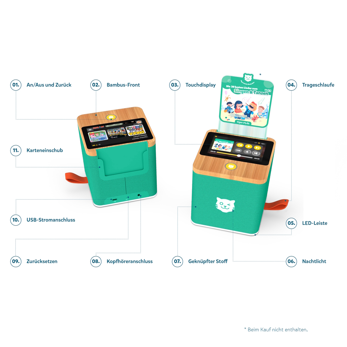 Weitere Ansicht: Tigerbox TOUCH PLUS (grün) - Vorteilspaket