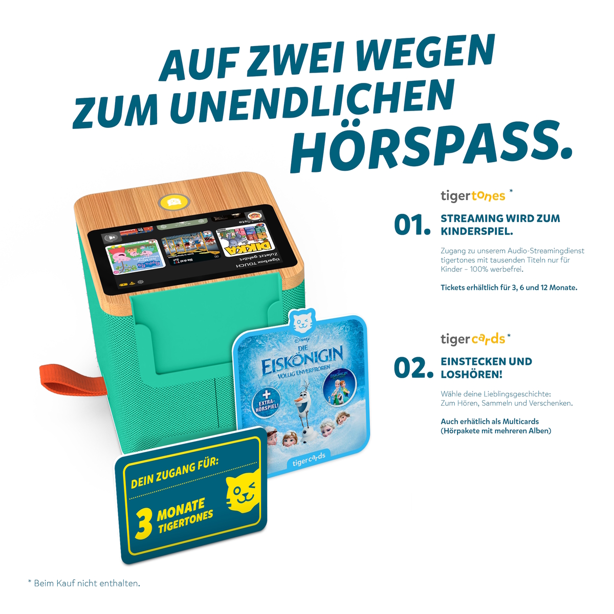 Weitere Ansicht: Tigerbox TOUCH PLUS (grün) - Vorteilspaket
