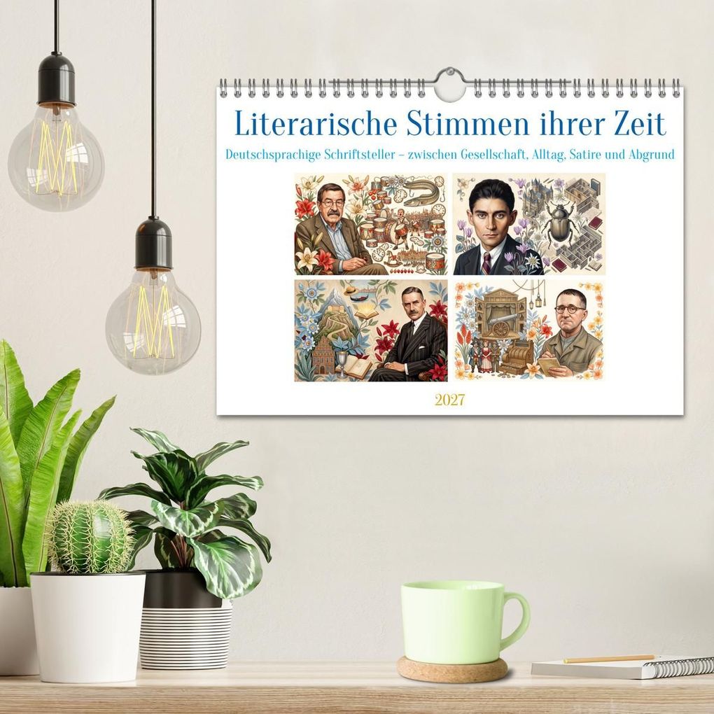 Weitere Ansicht: Literarische Stimmen ihrer Zeit (Wandkalender 2027 DIN A4 quer), CALVENDO Monatskalender | Kerstin Waurick