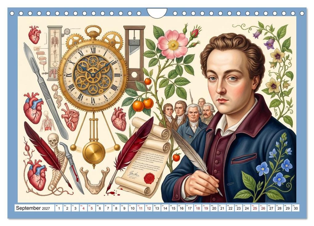 Weitere Ansicht: Literarische Stimmen ihrer Zeit (Wandkalender 2027 DIN A4 quer), CALVENDO Monatskalender | Kerstin Waurick