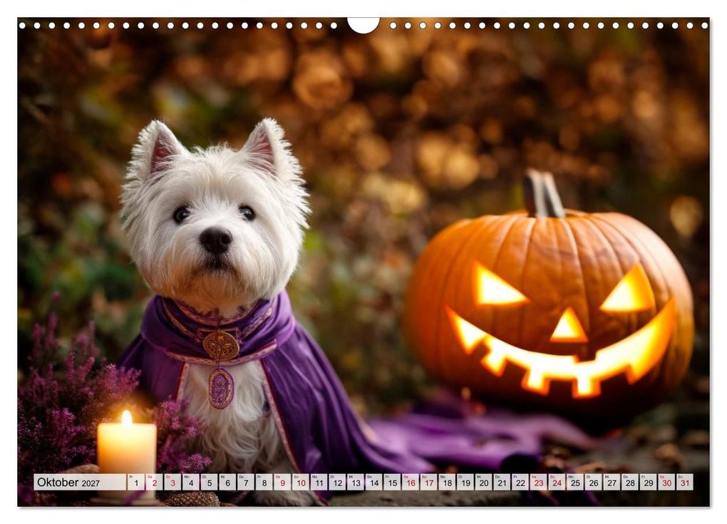 Weitere Ansicht: Westies zum Verlieben (Wandkalender 2027 DIN A3 quer), CALVENDO Monatskalender | Melanie Viola, Calvendo