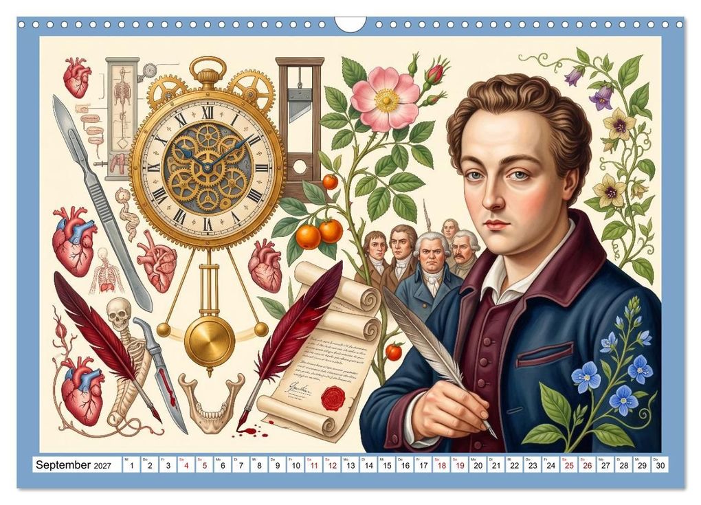 Weitere Ansicht: Literarische Stimmen ihrer Zeit (Wandkalender 2027 DIN A3 quer), CALVENDO Monatskalender | Kerstin Waurick