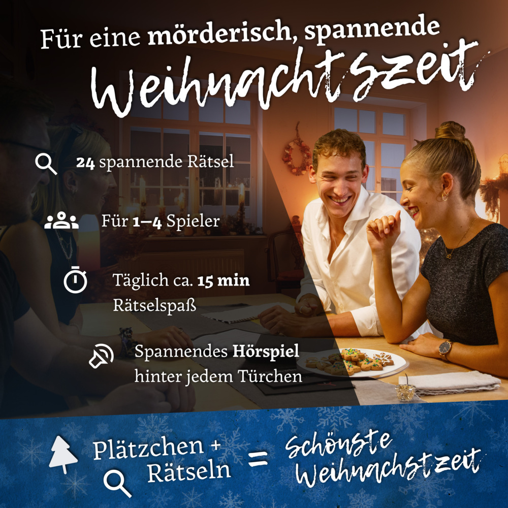 Weitere Ansicht: CRIMECASES Rätsel-Adventskalender: Der Arktis Fall