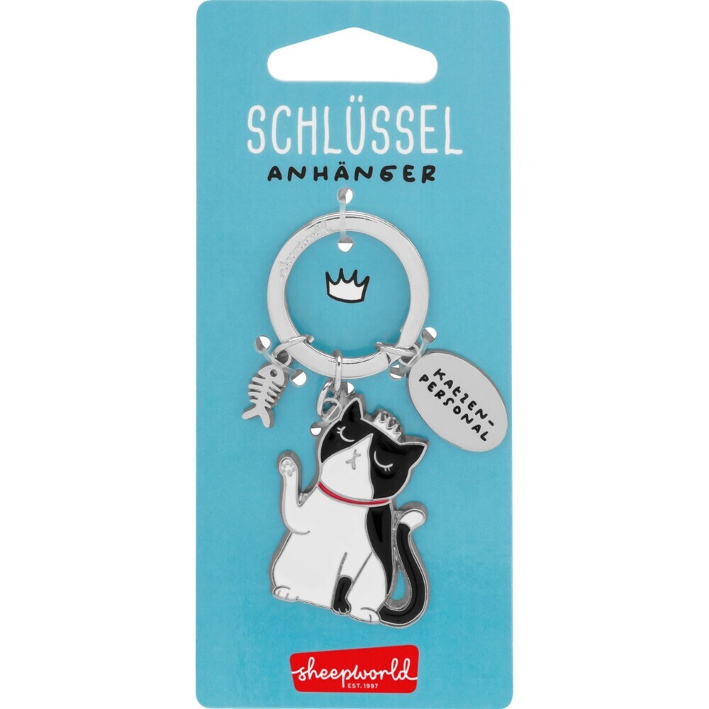 Weitere Ansicht: Schlüsselanhänger Motiv "Catboss"